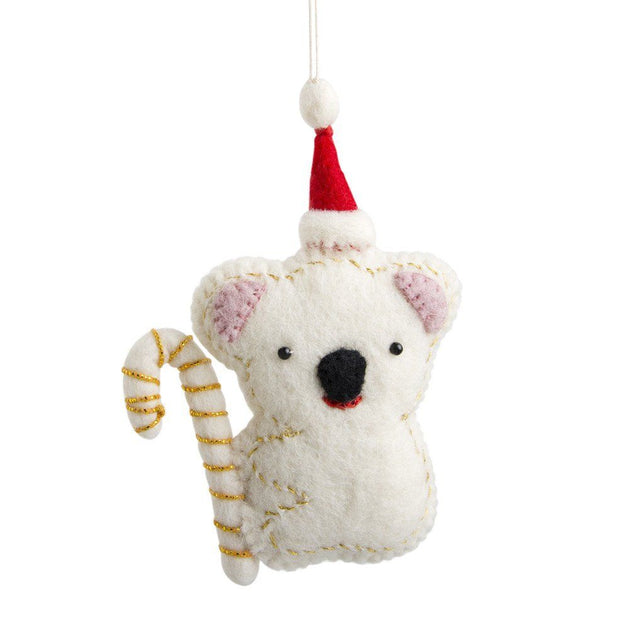 Koala Gifts, Koala Christmas Ornament, Felt Koala Ornament 2023, Fair  Trade, Hand Felted Made in Nepal - Comes in a Gift Box so It's Ready for  Giving!